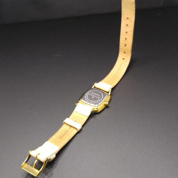 Skagen Denmark Ladies Watch, Tan Leather: New Battery, MOP Face, Stainless Steel - Picture 11 of 11